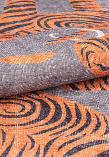 TEPPI Opus gulvtppe, m. mnster, rektangulr - multifarvet polyester (210x310)