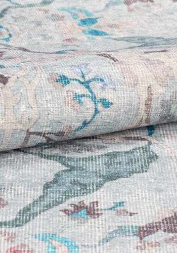 TEPPI Dorian Hall gulvtppe, m. mnster, rektangulr - multifarvet polyester (75x230)