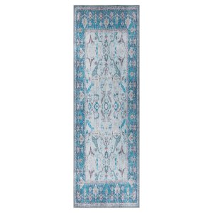 TEPPI Dorian Hall-teppe, m. mnster, rektangulrt - flerfarget polyester (75x230)