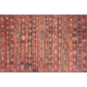 TEPPI Soul-teppe, med mnster, rektangulrt - flerfarget polyester (150x230)