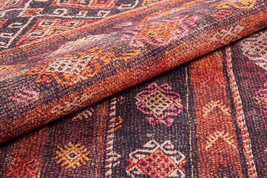 TEPPI Soul-teppe, med mnster, rektangulrt - flerfarget polyester (150x230)