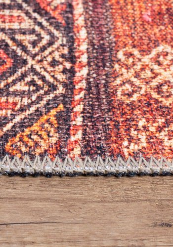 TEPPI Soul-teppe, med mnster, rektangulrt - flerfarget polyester (150x230)