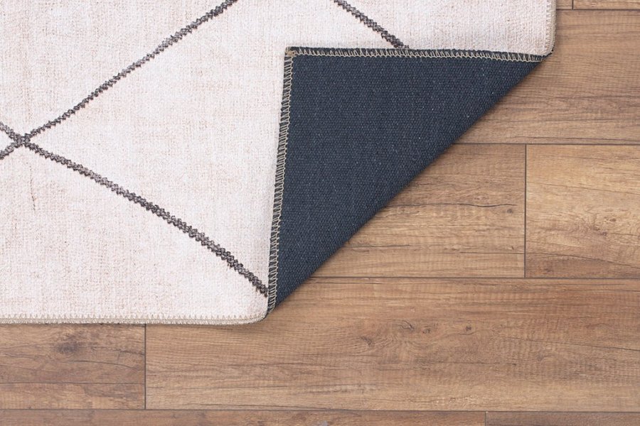 TEPPI Soul gulvtppe, m. mnster, rektangulr - multifarvet polyester (150x230)