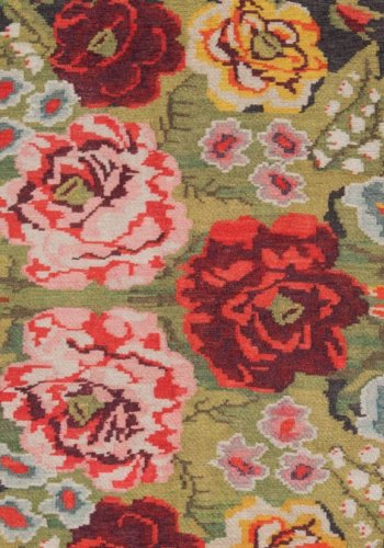 TEPPI Soul-teppe, m. mnster, rektangulrt - flerfarget polyester (140x190)