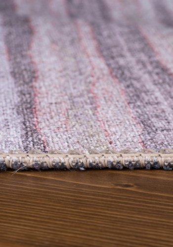 TEPPI Funk gulvtppe, m. mnster, rektangulr - multifarvet polyester (230x330)