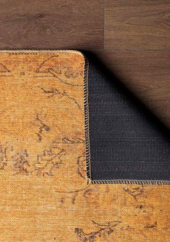 TEPPI Dorian Hall gulvtppe, m. mnster, rektangulr - multifarvet polyester (75x150)