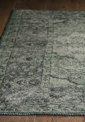 TEPPI Blues Hall gulvtppe, m. mnster, rektangulr - multifarvet polyester (75x230)