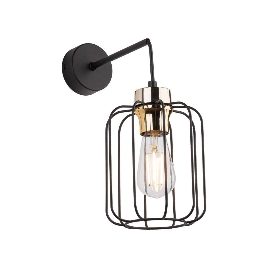 TK Galaxy vglampe - kobber og sort metal