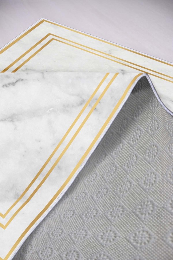 TEPPI Hmnt594 gulvtppe, rektangulr - multifarvet polyester (50x80)