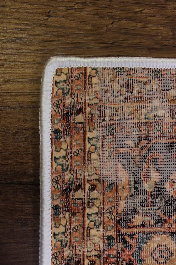 TEPPI Hmnt685 gulvtppe, rektangulr - multifarvet polyester (60x100)