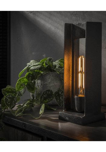 FURBO bordlampe - svart nikkel 