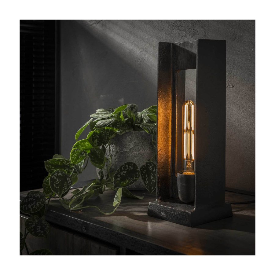 FURBO bordlampe - svart nikkel 