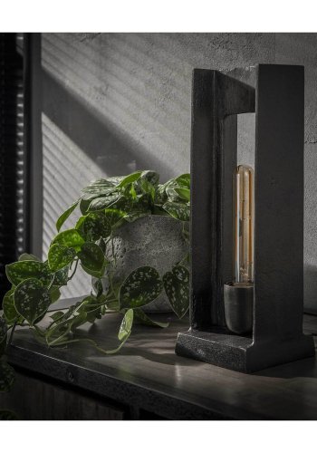 FURBO bordlampe - svart nikkel 