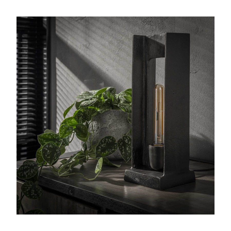 FURBO bordlampe - svart nikkel 