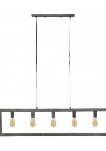 FURBO taklampe, m. 5 prer - slv 