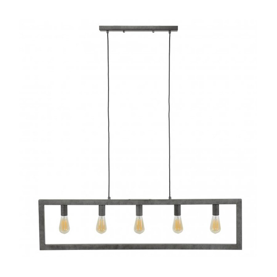 FURBO taklampe, m. 5 prer - slv 