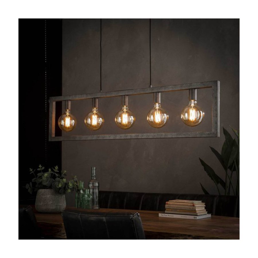 FURBO taklampe, m. 5 prer - slv 