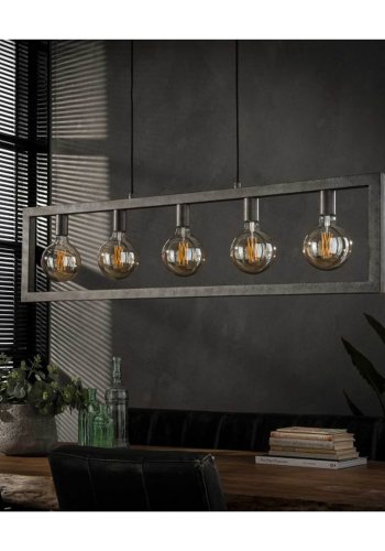 FURBO taklampe, m. 5 prer - slv 