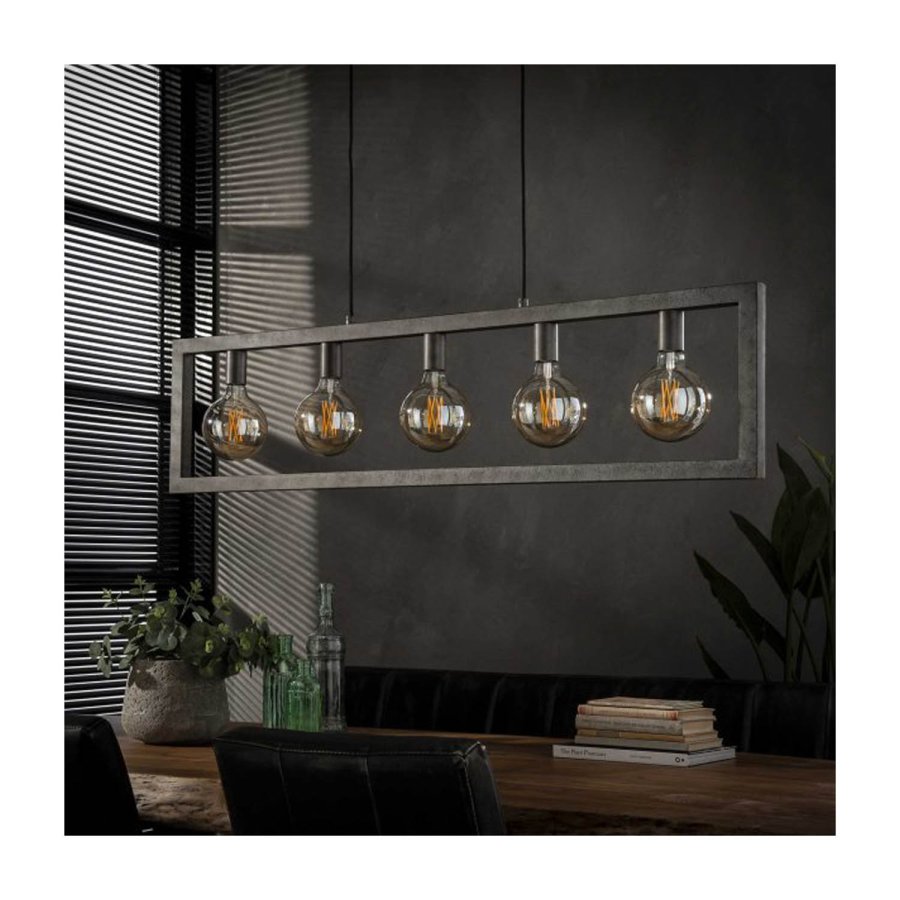 FURBO taklampe, m. 5 prer - slv 