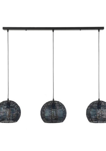 FURBO taklampe, m. 3 skjermer - slvjern