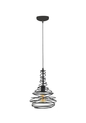 FURBO taklampe, med skjerm med koniske viklinger - slv stl