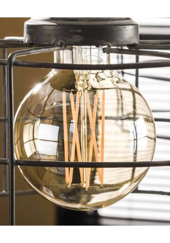 FURBO rund LED-pre - gult glass