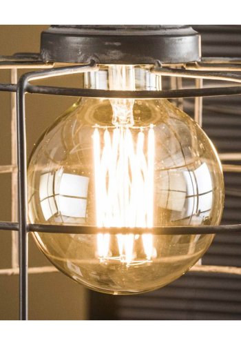 FURBO rund LED-pre - gult glass