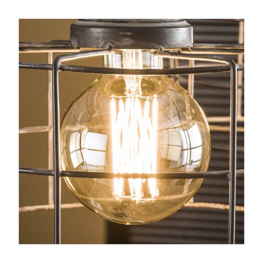 FURBO rund LED-pre - gult glass