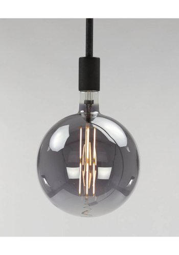 FURBO rund LED-pre - grtt glass