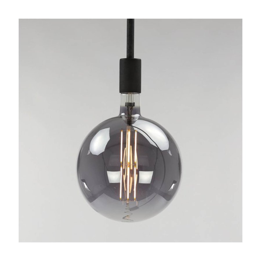 FURBO rund LED-pre - grtt glass