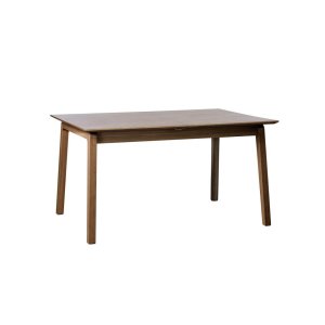 Bari matbord, m. butterfly bordsskiva - rkt ekfanr och ek (95x140-200)