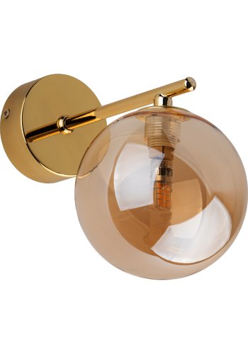 TK Estera vegglampe - gull glass og metall