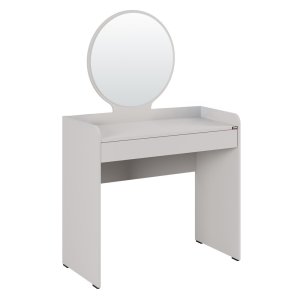 NORDVÄRK Tmu-701-Vv-1 makeup bord, m. spejl, 1 skuffe - melamin (90x47)