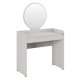 NORDVÄRK Tmu-701-Vv-1 sminkebord, m. speil, 1 skuff - melamin (90x47)