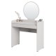 NORDVÄRK Tmu-701-Vv-1 sminkebord, m. speil, 1 skuff - melamin (90x47)