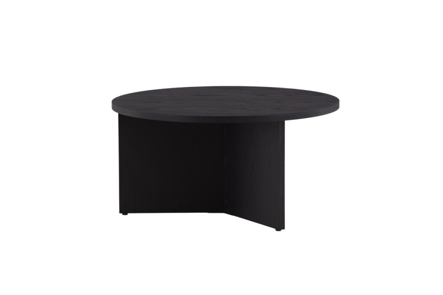 VIND KOLLEKSJON Saltö Lite salongbord, rundt - svart finer (65)