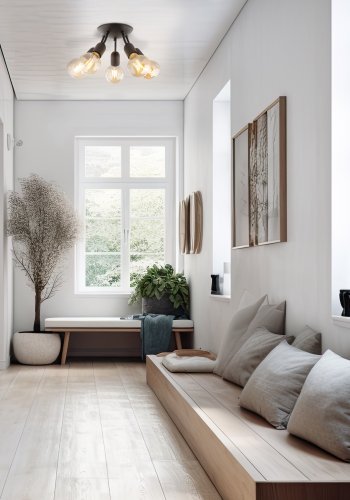 TK Rubio taklampe, med plass til 5 prer - sort metall