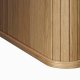 Nola spisebord, bdform - natur egefinér (100x190)