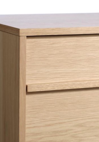 Ponza skjenk, m. 3 drer og 1 skuff - naturlig eikefiner (B:140)