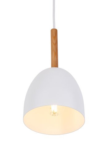 TK Nord taklampe - hvit metall