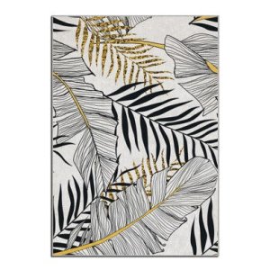 TEPPI ALHO teppe, med mnster, rektangulrt - flerfarget polyester (80x140)