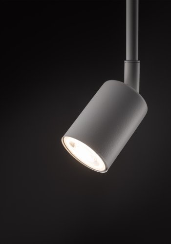 TK Tracer Long loftlampe - hvid metal