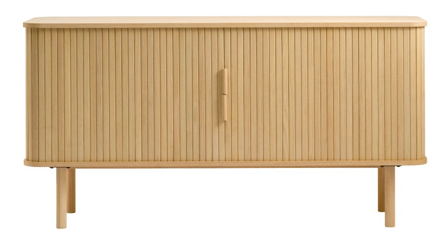 Cavo Sideboard, m. 2 Schiebetüren und 2 Regalen - Eiche natur (160x45)