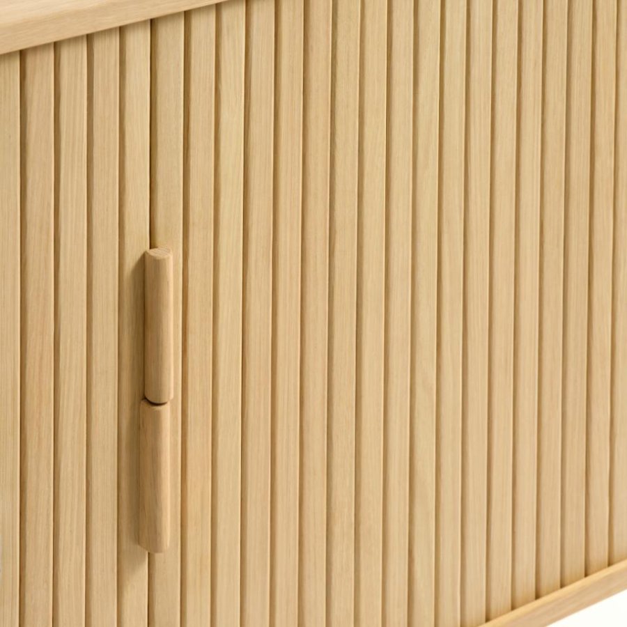 Cavo Sideboard, m. 2 Schiebetüren und 2 Regalen - Eiche natur (160x45)