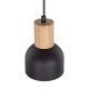 TK Cairo loftlampe - natur tr og sort metal