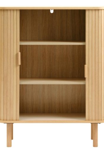 Cavo Schrank, mit 2 Schiebetüren und 2 Einlegeböden – Eiche natur