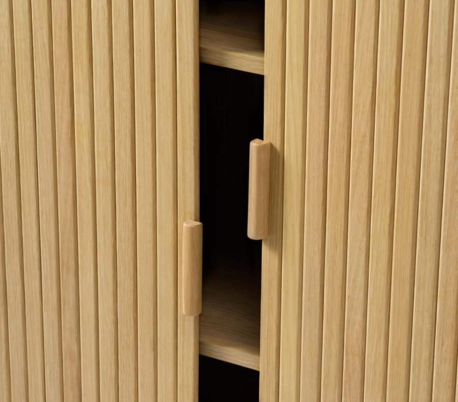 Cavo Schrank, mit 2 Schiebetüren und 2 Einlegeböden – Eiche natur