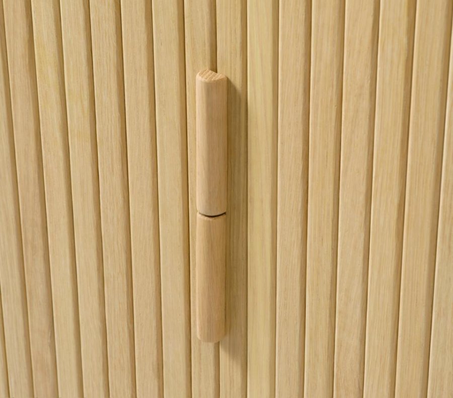 Cavo Schrank, mit 2 Schiebetüren und 2 Einlegeböden – Eiche natur