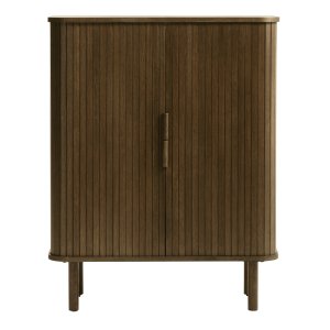 Cavo skp, m. 2 skjutdörrar och 2 hyllplan - rökt ek