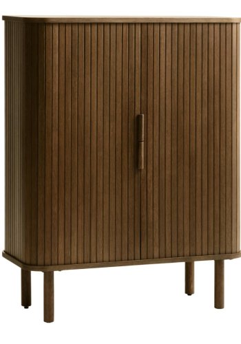 Cavo Schrank, mit 2 Schiebetüren und 2 Einlegeböden – geräucherte Eiche